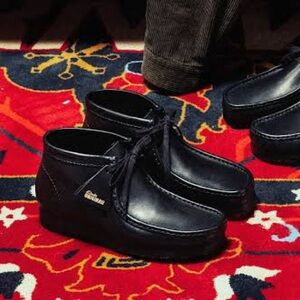 Clarks Originals “Wallabee” Boot - Black Leather